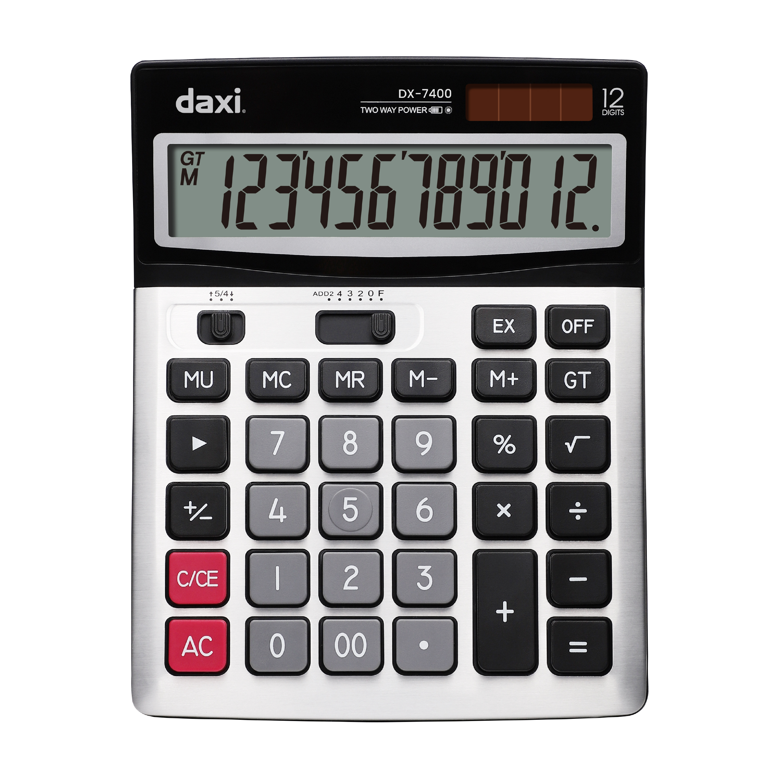 DX-7400 12 Haneli Masaüstü Tipi Hesap Makinesi