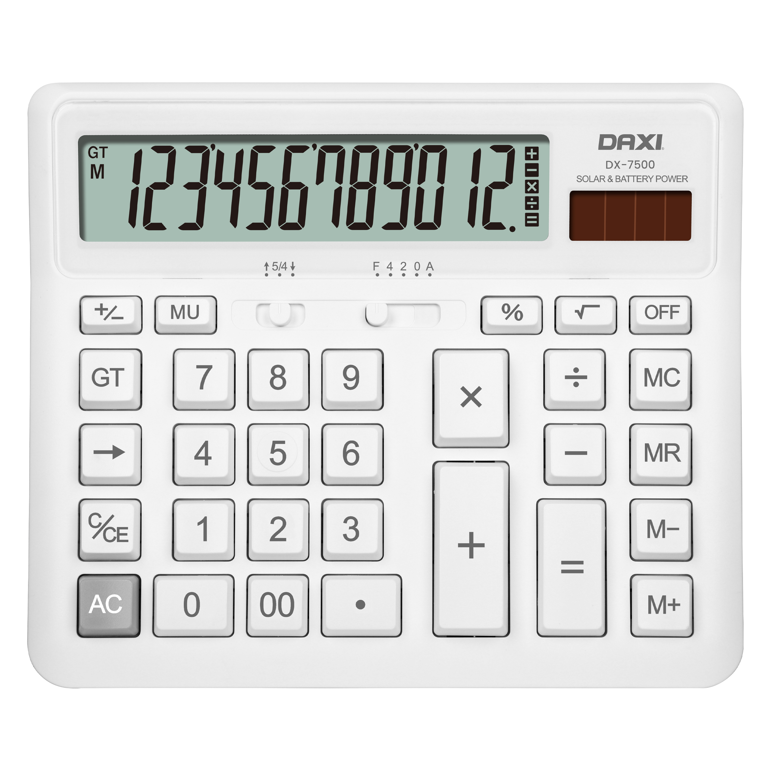 DX-7500 Ultra Büyük 12 Haneli Masaüstü Tipi Hesap Makinesi