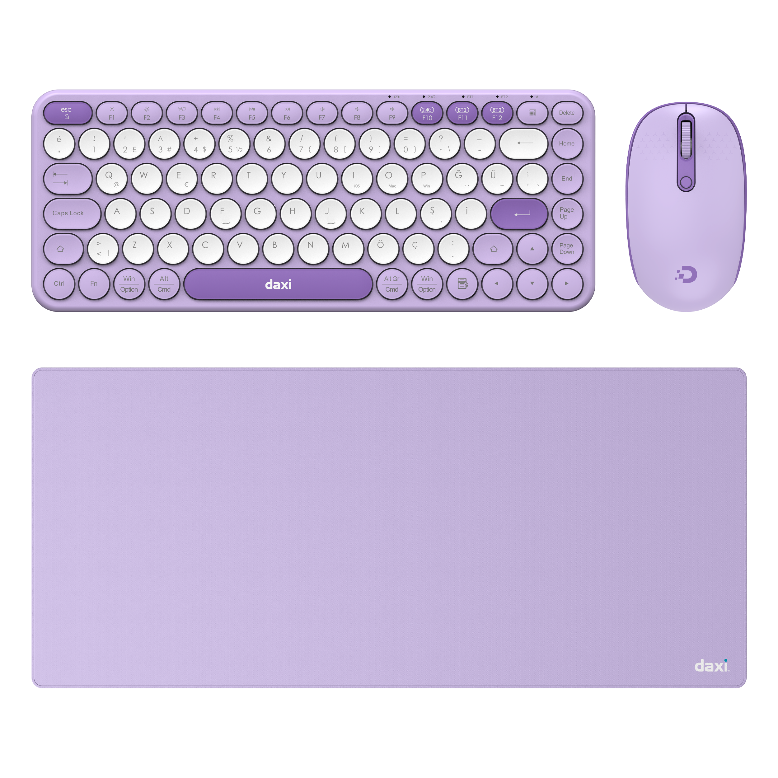 MK350 Creator Pro Combo Kablosuz Bluetooth® Klavye Mouse ve Masa Matı Seti